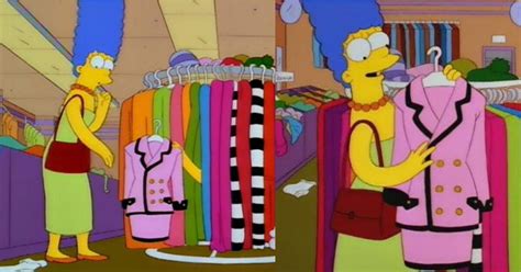 marge simpson traje chanel|marge simpson personality.